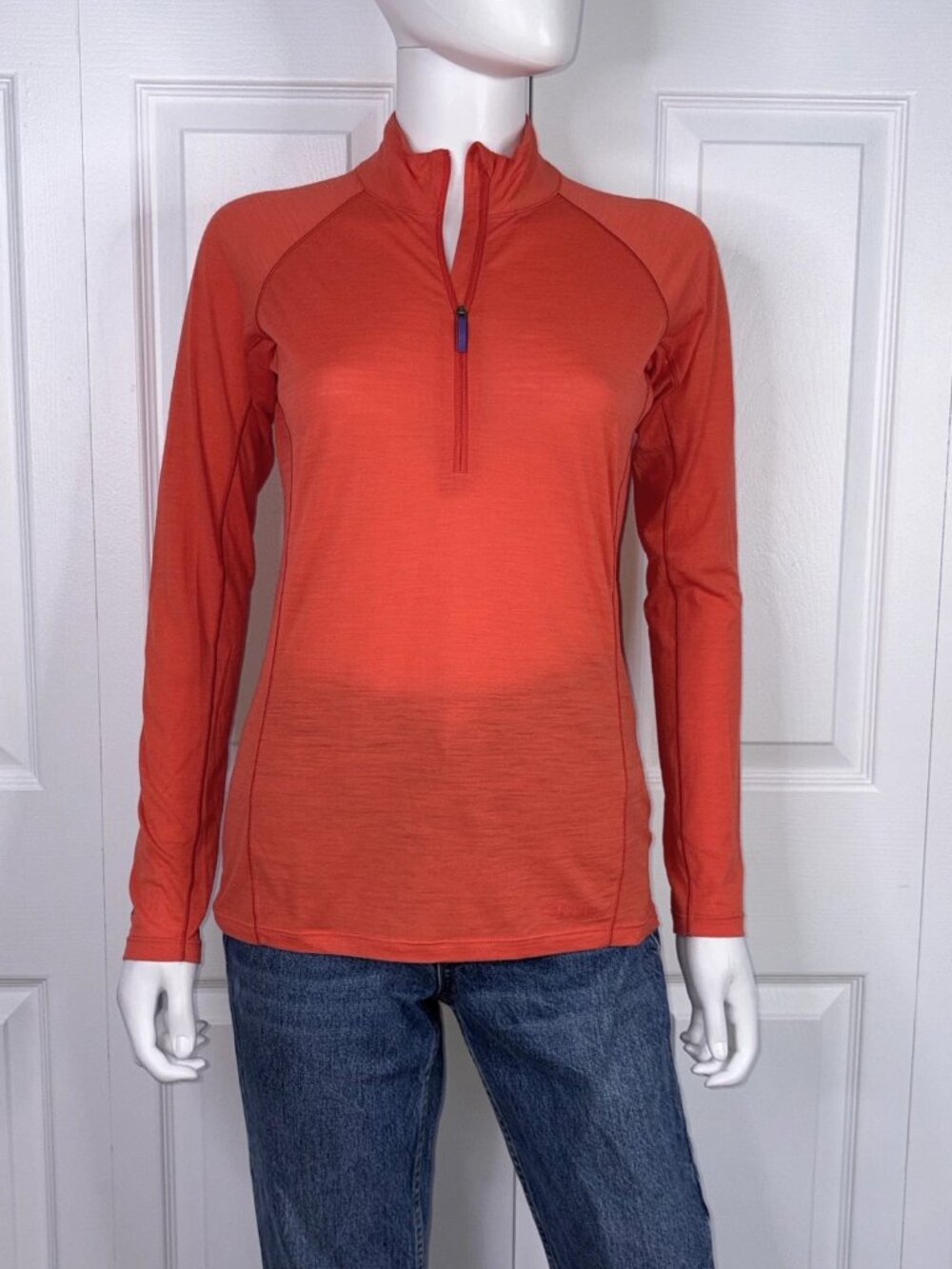 RAB women's merino 1/4 zip sweater small